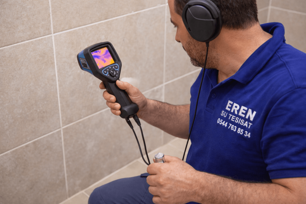 Kırmadan Su Kaçağı Tespiti ve Tamiri